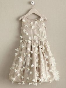 Chasing fireflies 3D flowers dress gown 4 4T 5 xs s